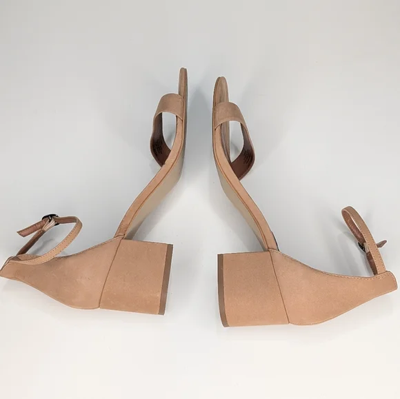 ✨ Steve Madden Irene Block Heel Sandals — Nude, Size 8.5 - Picture 5 of 8